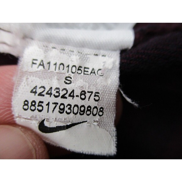 Nike Shirt Men Small Red Blue Flannel Plaid Cotton Skater Casual Button Up - Picture 6 of 10